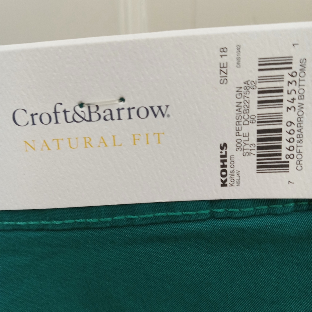 Croft&Barrow Stretch Slacks. NWOT - Picture 7 of 9